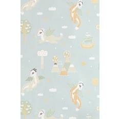 Majvillan Drachentapete Magical Adventure von Dusty Blue blau/hellblau