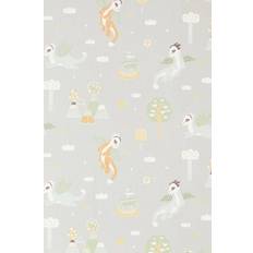 Majvillan Drachentapete Magical Adventure von Soft Grey grau
