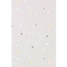 Majvillan Punktetapete Stardust von Soft Grey/ Gold grigio