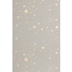 Majvillan Sterne Tapete Twinkle von Mud Grey grau