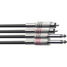 2RCA-2x6.3mm