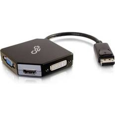 Dvi to hdmi C2G DisplayPort-HDMI/VGA/DVI M-F 0.7m