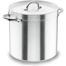 Aluminium Buljonggrytor Lacor Chef med lock 10.85 L 24 cm