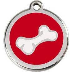 Pets Red Dingo Enamel Bone Medium