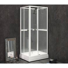 70x90cm - Duschset Duschkabiner Waterlux Silicone Free (waterlux7090) 700x900x2000mm