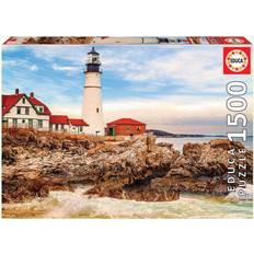 Educa Jigsaw Puzzles Educa Rocky Lighthouse 1500 Pieces