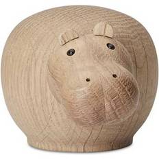 Woud Brugskunst Woud Hibo Hippopotamus Dekorationsfigur 5cm