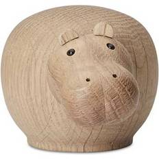 Woud Hibo Hippopotamus Prydnadsfigur 5cm
