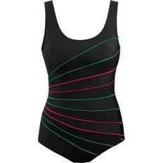 Abecita action Abecita Action Lines Swimsuit - Black