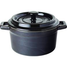 Stoneware Cookware Sets Utopia Midnight Cookware Set with lid 6 Parts