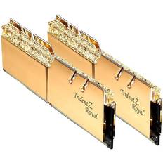 G skill trident z royal rgb gold G.Skill Trident Z Royal RGB Gold DDR4 3200MHz 2x16GB (F4-3200C14D-32GTRG)