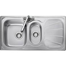 Silver Drainboard Sinks Rangemaster Baltimore (BL9502)