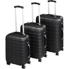 tectake Set de 3 Valises Trolley Rigides XL L M