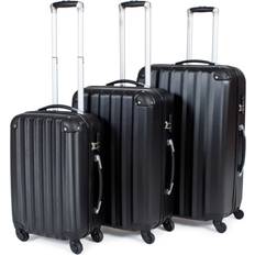 tectake Lightweight Suitcase - Set of 3