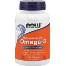 Gluteeniton Rasvahapot Now Foods Omega-3 Molecularly Distilled