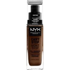 Stop 24 NYX Can't Stop Won't Stop Full Coverage Foundation CSWSF23 Chestnut