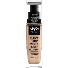 NYX Can't Stop Won't Stop Full Coverage Foundation CSWSF04 Light Ivory