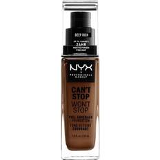 NYX CAN’T Stop WON’T Stop full coverage foundation #deep rich