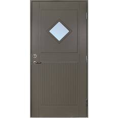 Scandidoor Exklusiv Fortuna Ytterdörr Frostat glas S 6502-Y V (90x210cm)