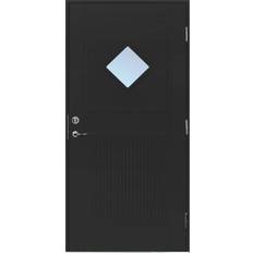 Scandidoor Exklusiv Fortuna Ytterdörr Klarglas S 9000-N V (90x210cm)
