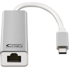 Nanocable USB C-RJ45 M-F 0.2m