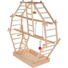 Trixie Patio De Juegos Para Pájaros 44x44x16 cm Madera 5659