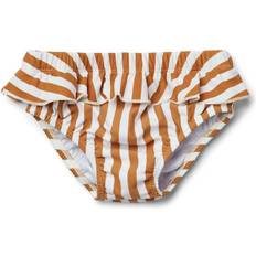 80/86 Baddräkter Barnkläder Liewood Elise Swim Pants - Stripe Mustard/Creme De La Creme