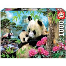 Puslespil 1000 brikker dyr Educa Morning Panda 1000 Brikker
