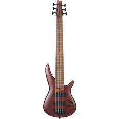 Okoumé (Gabon) Basses Électriques Ibanez SR506E-BM Brown Mahogany Basse 6 cordes