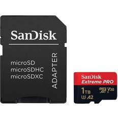 Minnekort SanDisk Extreme Pro microSDXC Class 10 UHS-I U3 V30 A2 170/90MB/s 1TB +Adapter