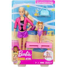 Barbie Play Set Barbie Gymnastics Coach Dolls & Playset