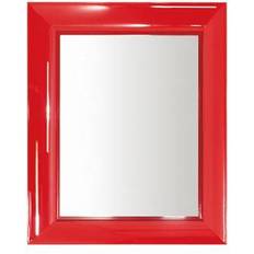 Rouge Miroirs Muraux Kartell Francois Ghost Miroir Mural 65x79cm