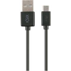 Ksix USB A-USB Micro B 1m