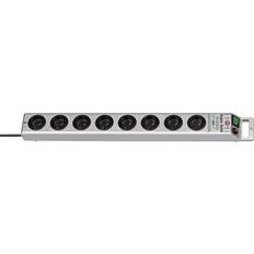 Brennenstuhl Multiprise avec parafoudre 1153344318 x8 argent fiche FR