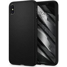 Spigen Liquid Air Coque de protection pour téléphone portable polyuréthanne thermoplastique (TPU) noir pour Apple iPhone XS Max