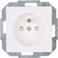 Prises Électriques Kopp simple Insert Prise de courant HK 07 blanc pur 940429000