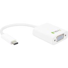 Techly IADAP USB31-VGA USB C-VGA M-F 0.2m
