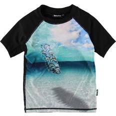 122/128 UV-shirts Molo Neptune Rashguard T-shirt - Turquoise