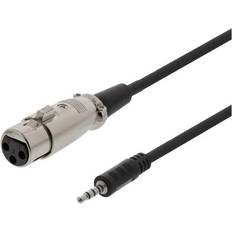 Xlr 3.5mm Deltaco XLR-3.5mm M-F