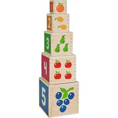 Jouets empilables Eichhorn Color Stacking Tower