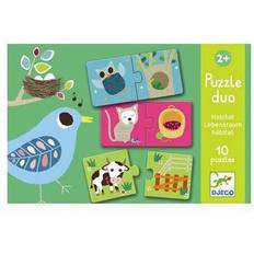 Djeco Puzzle Duo Habitat 10 x 2 pcs