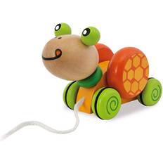 FSC (The Forest Stewardship Council) Pull Toys Eichhorn Pull Along Animal Turtle