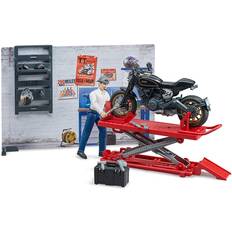 Bruder Play Set Accessories Bruder Bworld Motorcycle Service 62101