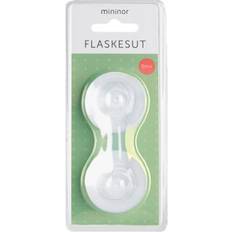 Mininor Babyudstyr Mininor Flaskesut 0m+ 2-pack