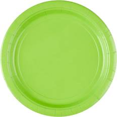 Gröna Engångstallrikar Amscan Plates Kiwi Green 8-pack