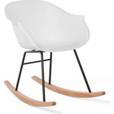 Rouge Chaises à Bascule Beliani Harmony Rocking Chair 73cm