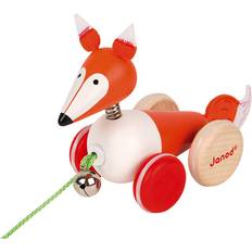 Janod Lisek Drewniany do Ciagniecia Baby Forest