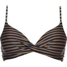 Bermuda Bikini Top - Black/Brown