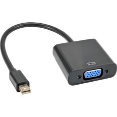 Akyga Mini DisplayPort - VGA M-F 0.2m