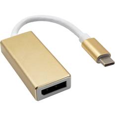 USB C-DisplayPort - USB-kabel Kabler Akyga USB C-DisplayPort M-F 3.1 0.2m